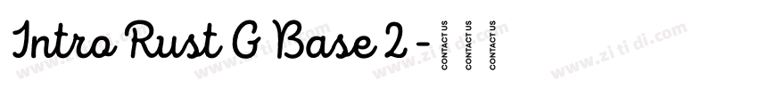 Intro Rust G Base 2字体转换